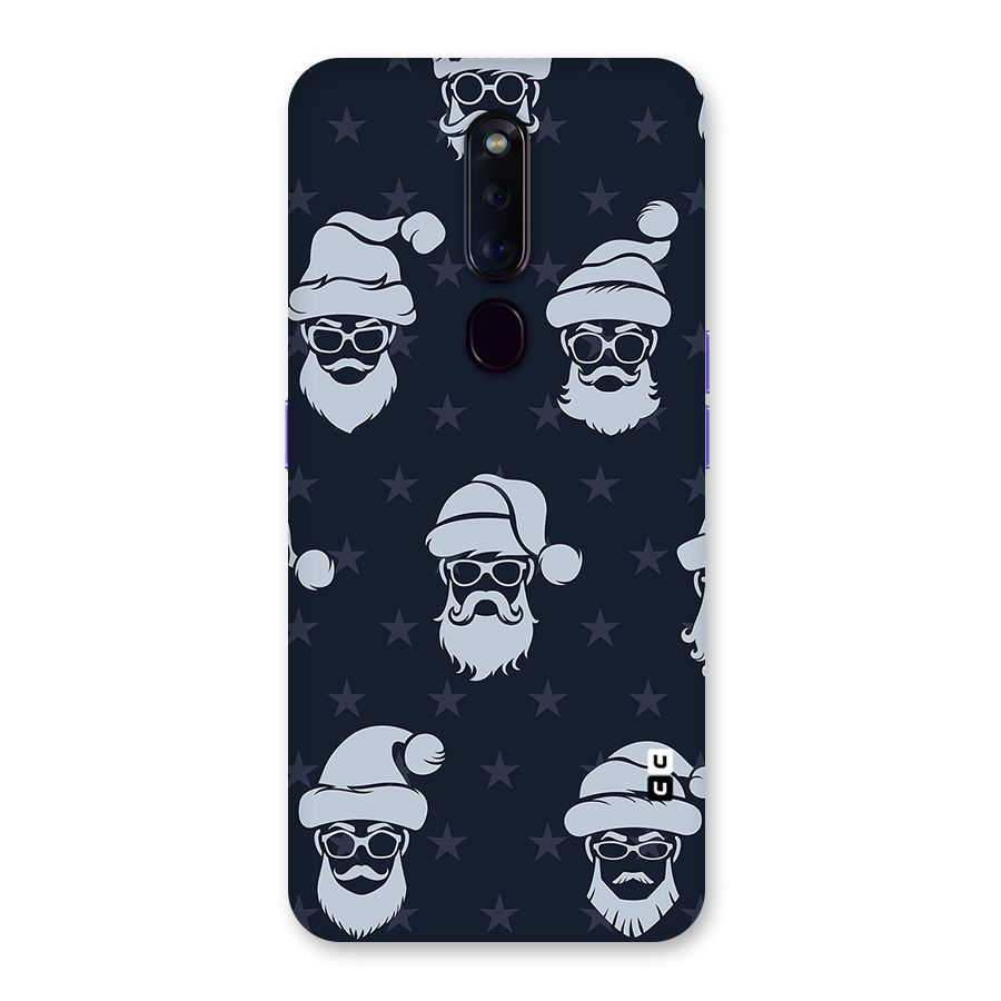 Hipster Santa Back Case for Oppo F11 Pro