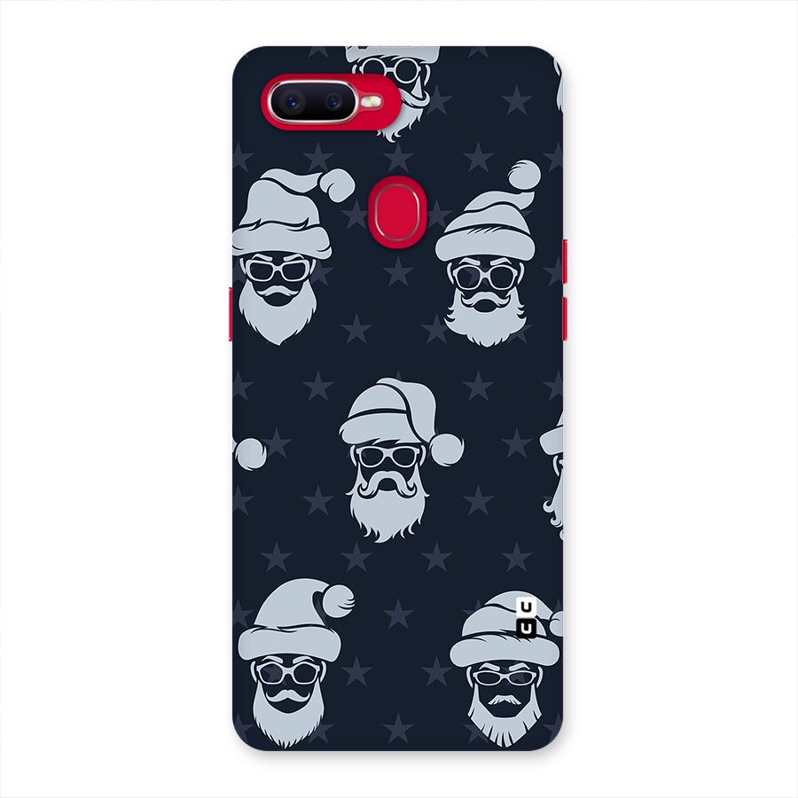 Hipster Santa Back Case for Oppo F9 Pro