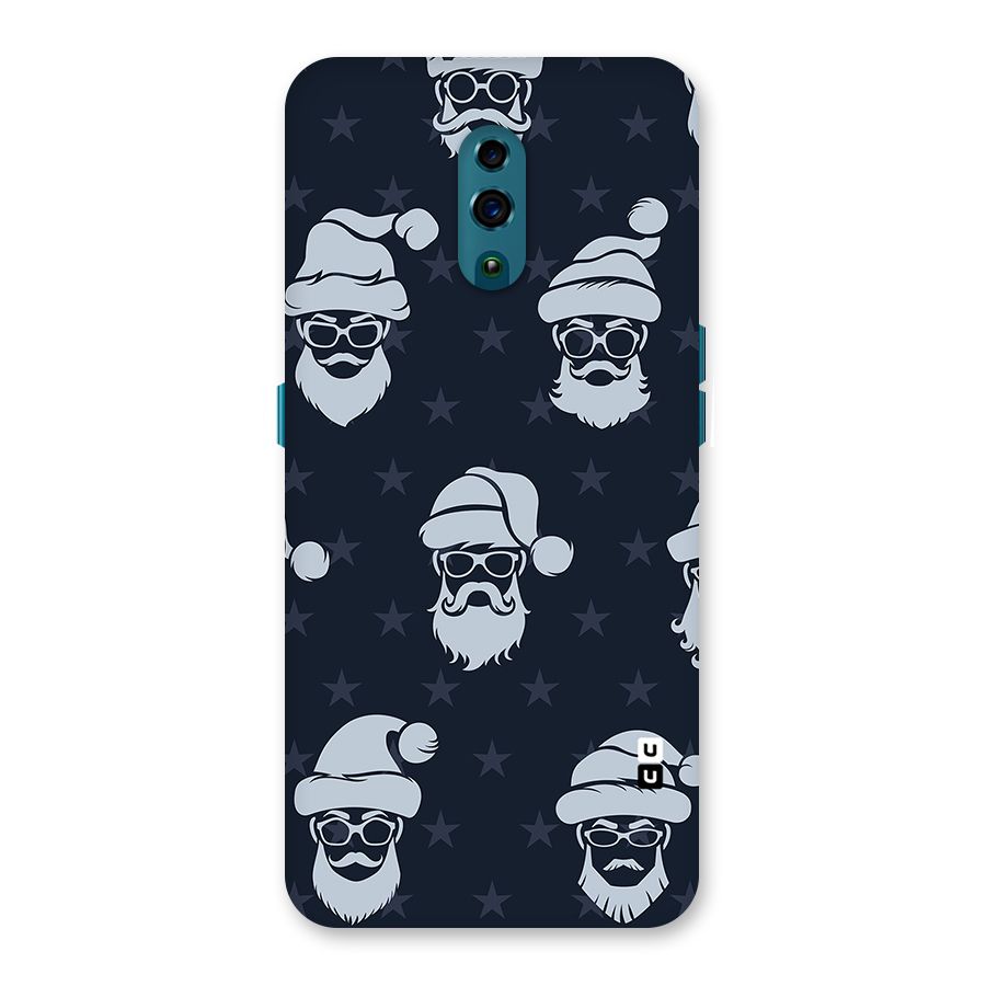 Hipster Santa Back Case for Oppo Reno