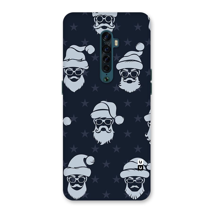 Hipster Santa Back Case for Oppo Reno2