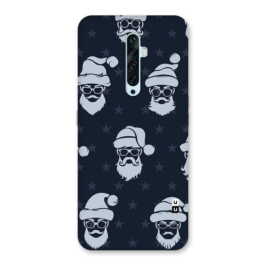 Hipster Santa Back Case for Oppo Reno2 F