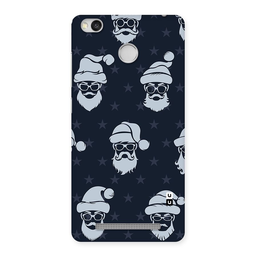Hipster Santa Back Case for Redmi 3S Prime