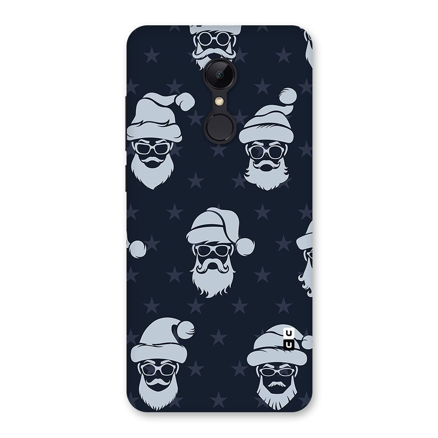 Hipster Santa Back Case for Redmi 5