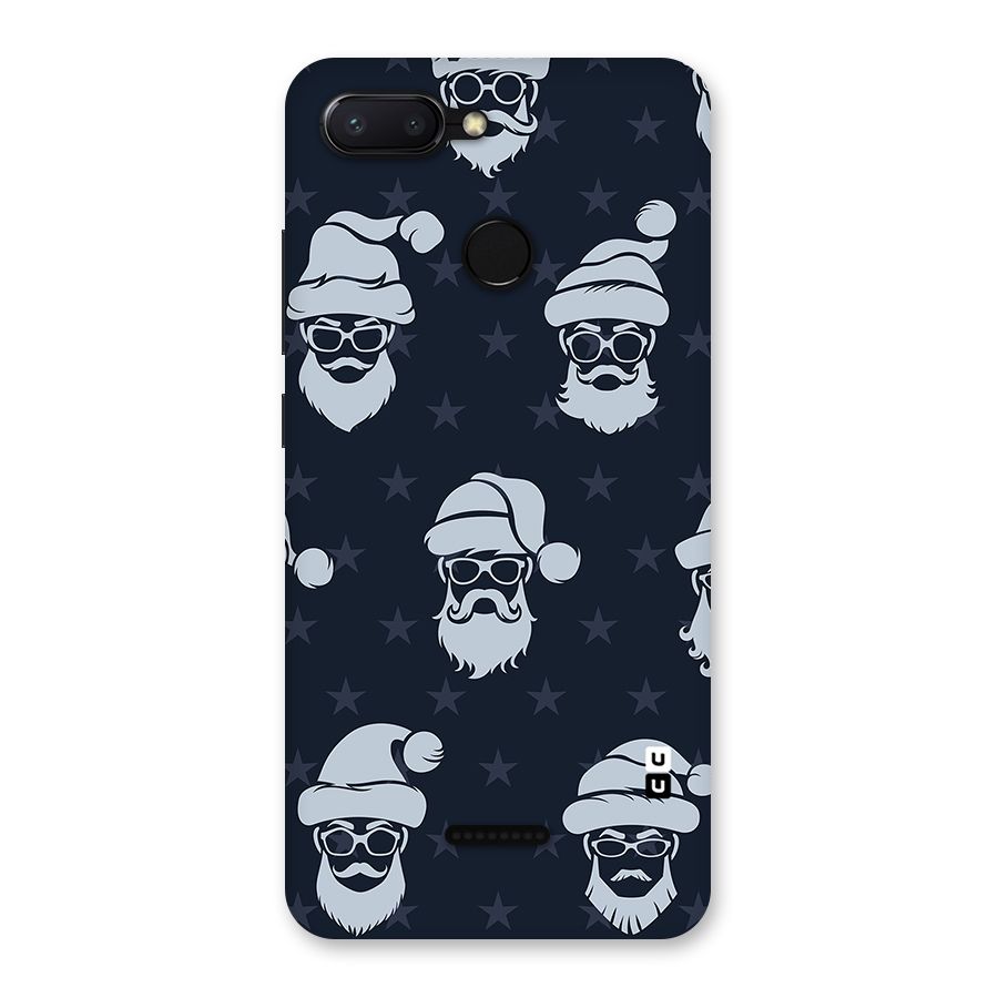 Hipster Santa Back Case for Redmi 6
