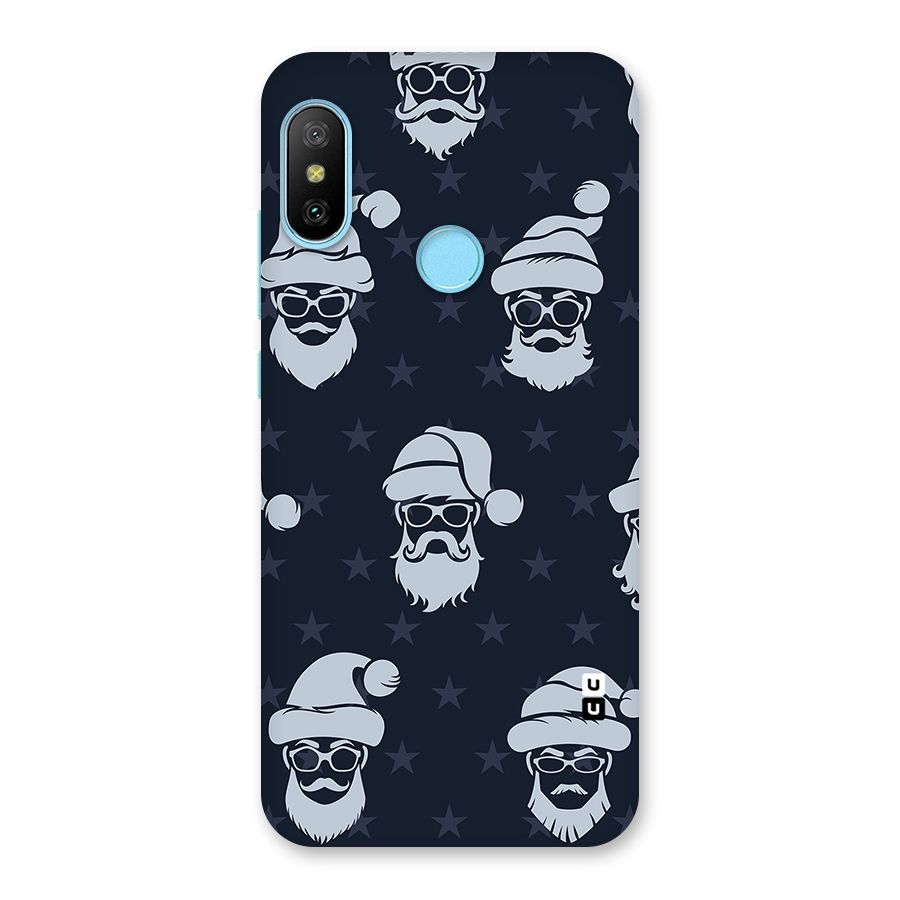 Hipster Santa Back Case for Redmi 6 Pro
