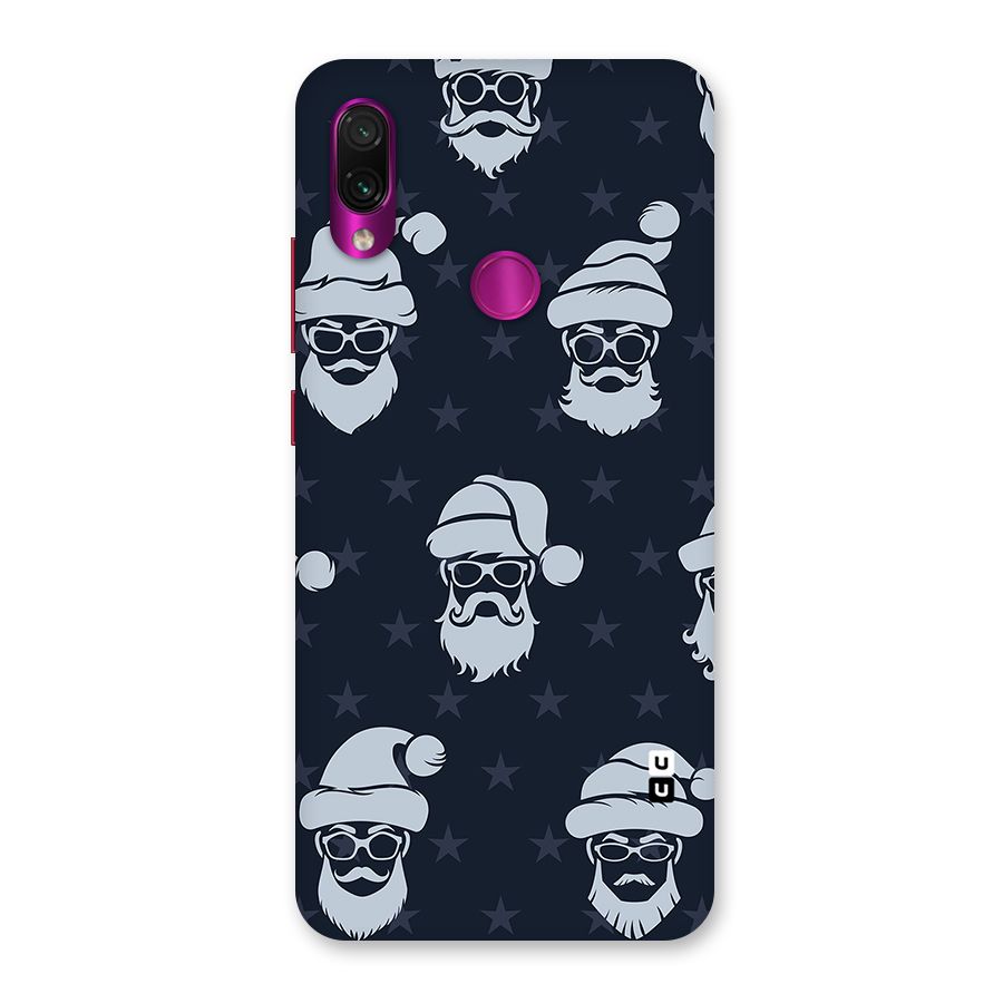 Hipster Santa Back Case for Redmi Note 7 Pro