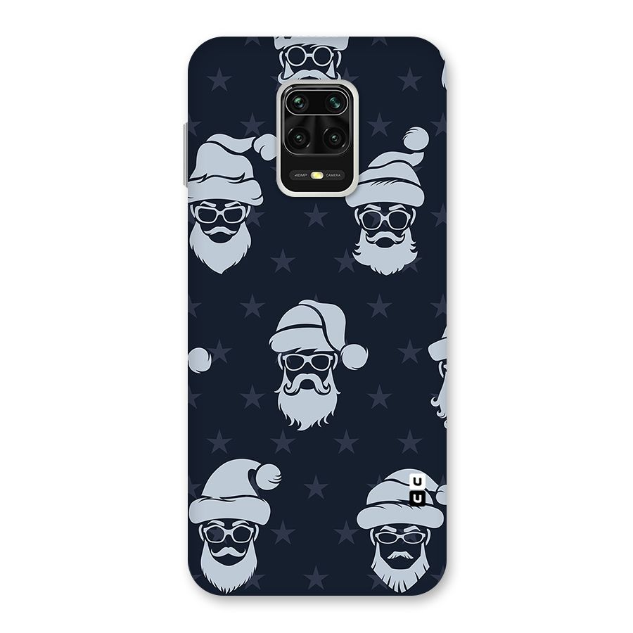 Hipster Santa Back Case for Redmi Note 9 Pro Max
