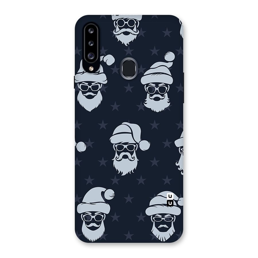 Hipster Santa Back Case for Samsung Galaxy A20s