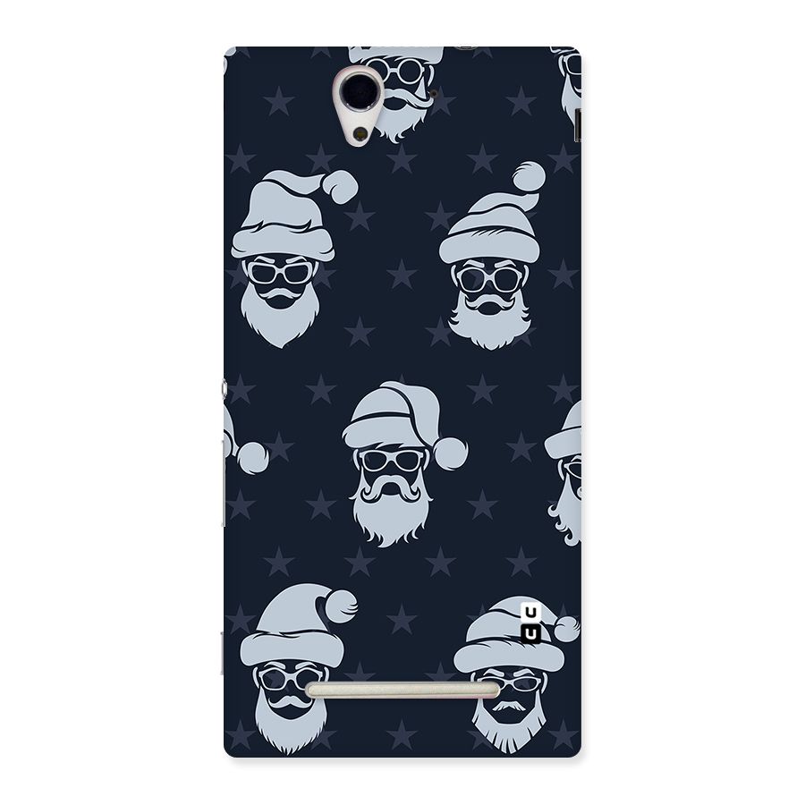 Hipster Santa Back Case for Sony Xperia C3