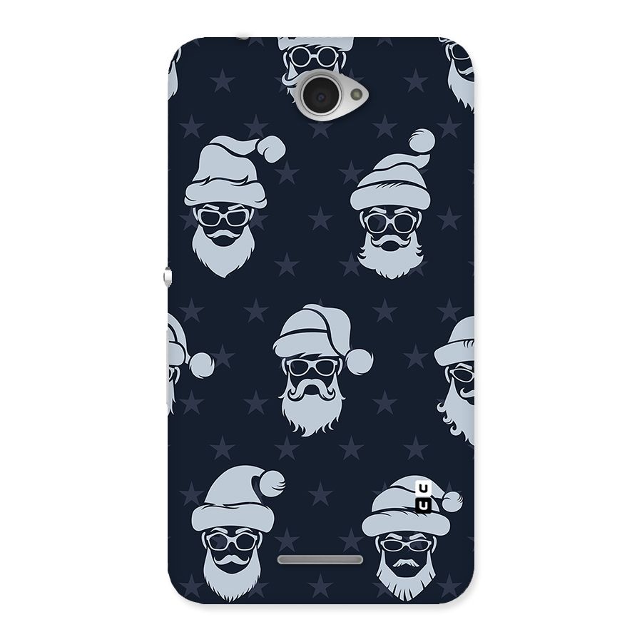 Hipster Santa Back Case for Sony Xperia E4
