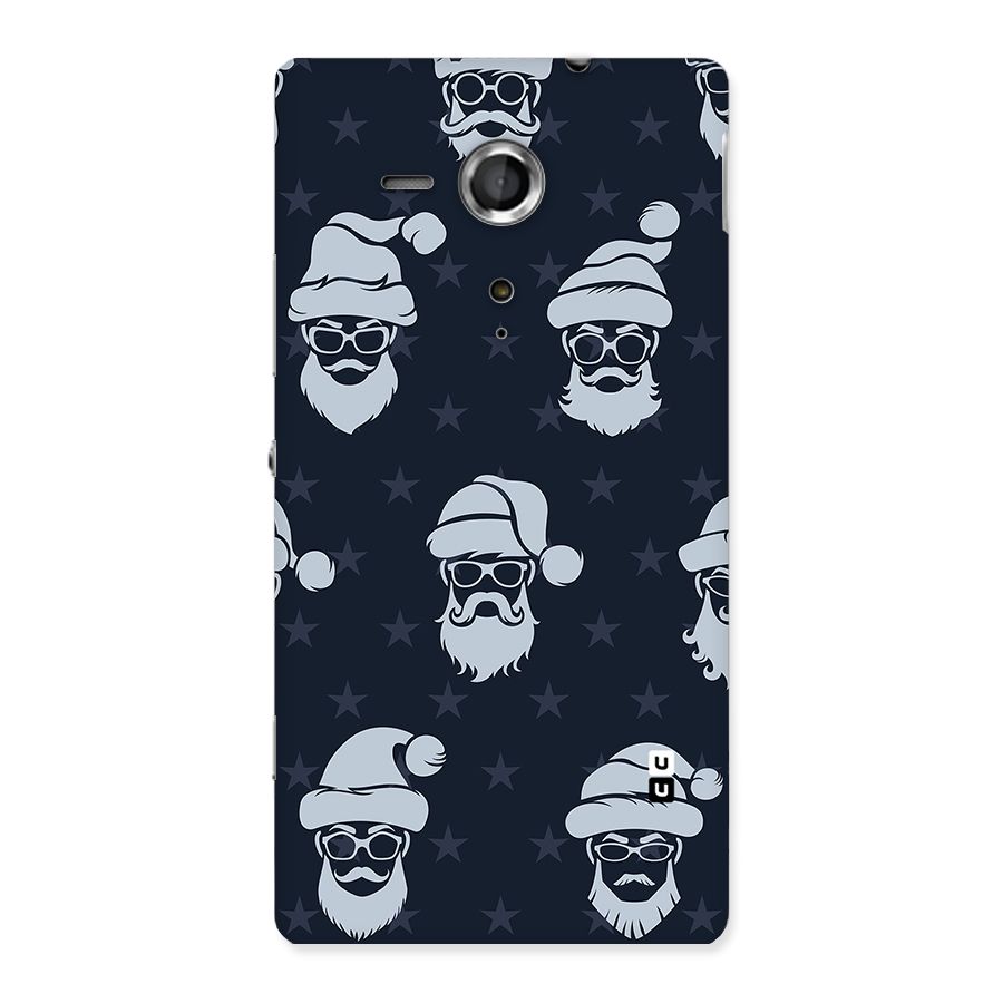 Hipster Santa Back Case for Sony Xperia SP