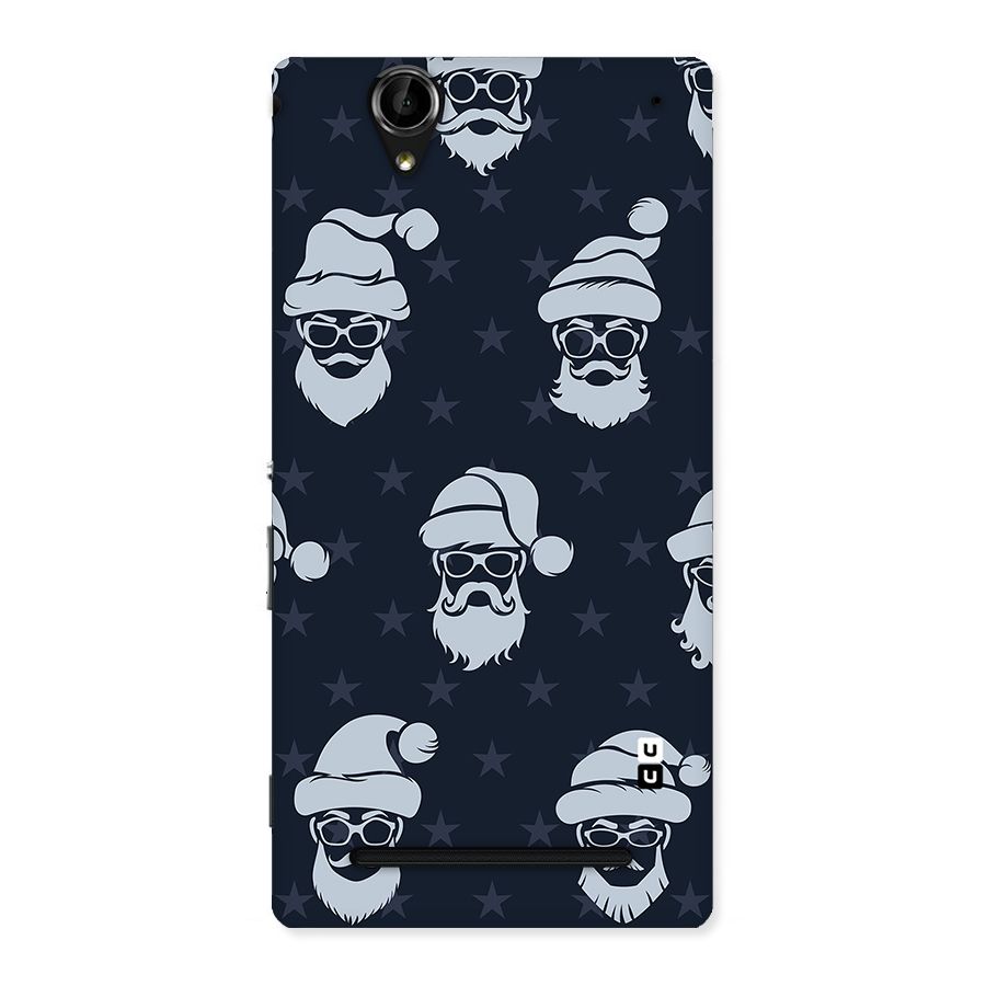 Hipster Santa Back Case for Sony Xperia T2