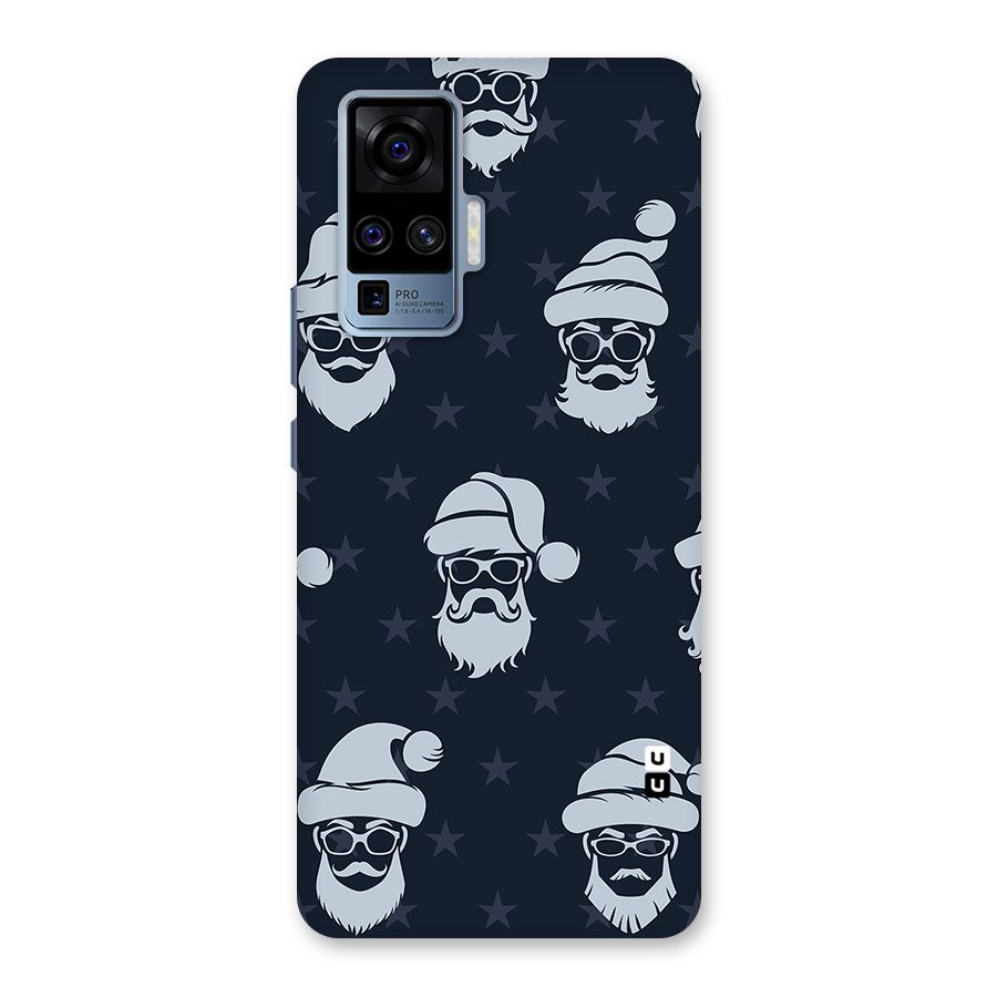 Hipster Santa Back Case for Vivo X50 Pro