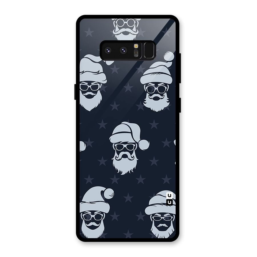 Hipster Santa Glass Back Case for Galaxy Note 8