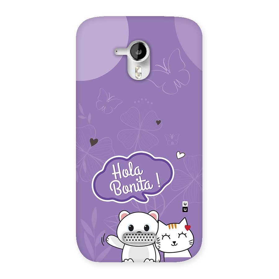 Hola Bonita Back Case for Canvas HD A116