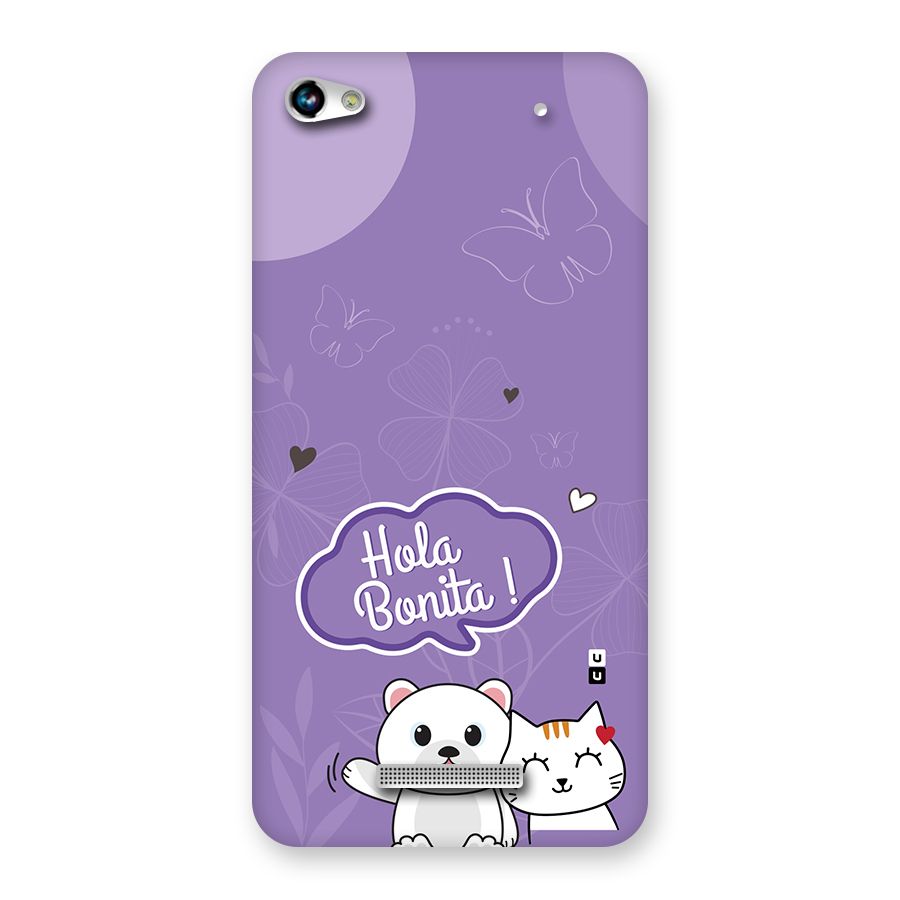 Hola Bonita Back Case for Canvas Hue 2 A316