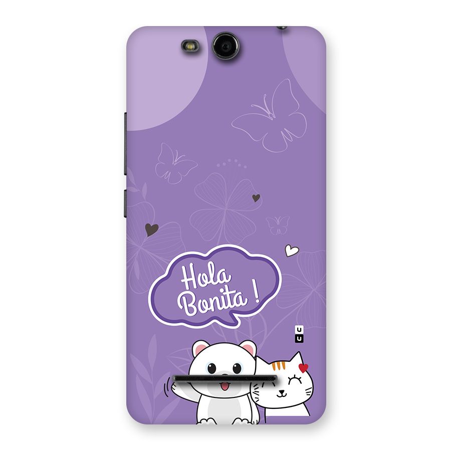 Hola Bonita Back Case for Canvas Juice 3 Q392