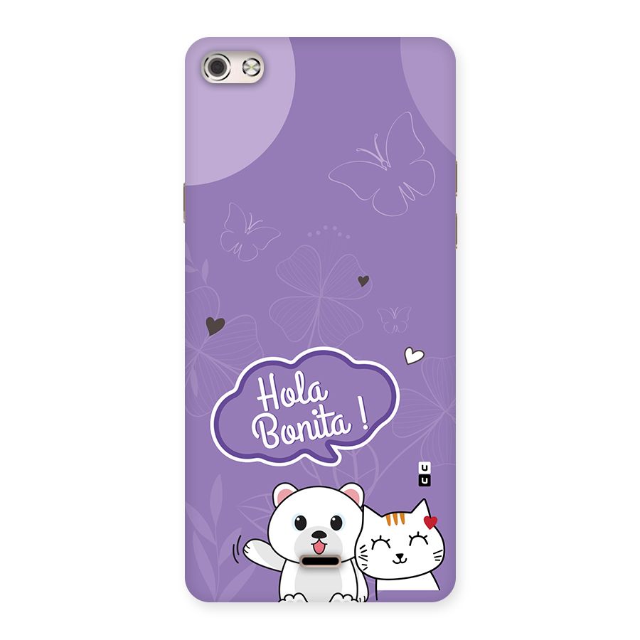 Hola Bonita Back Case for Canvas Silver 5