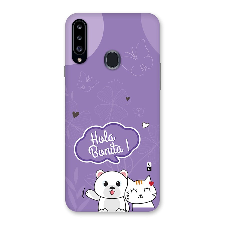 Hola Bonita Back Case for Galaxy A20s