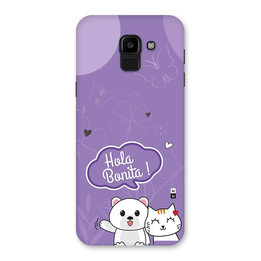 Hola Bonita Back Case for Galaxy J6