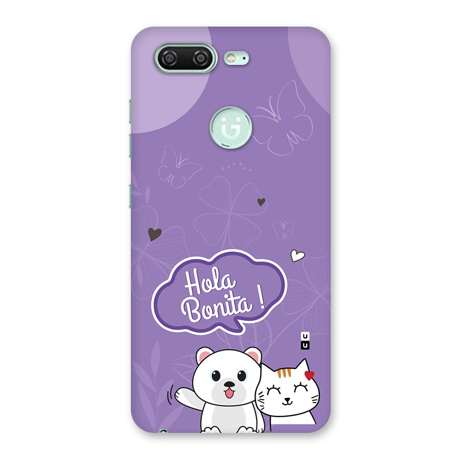 Hola Bonita Back Case for Gionee S10