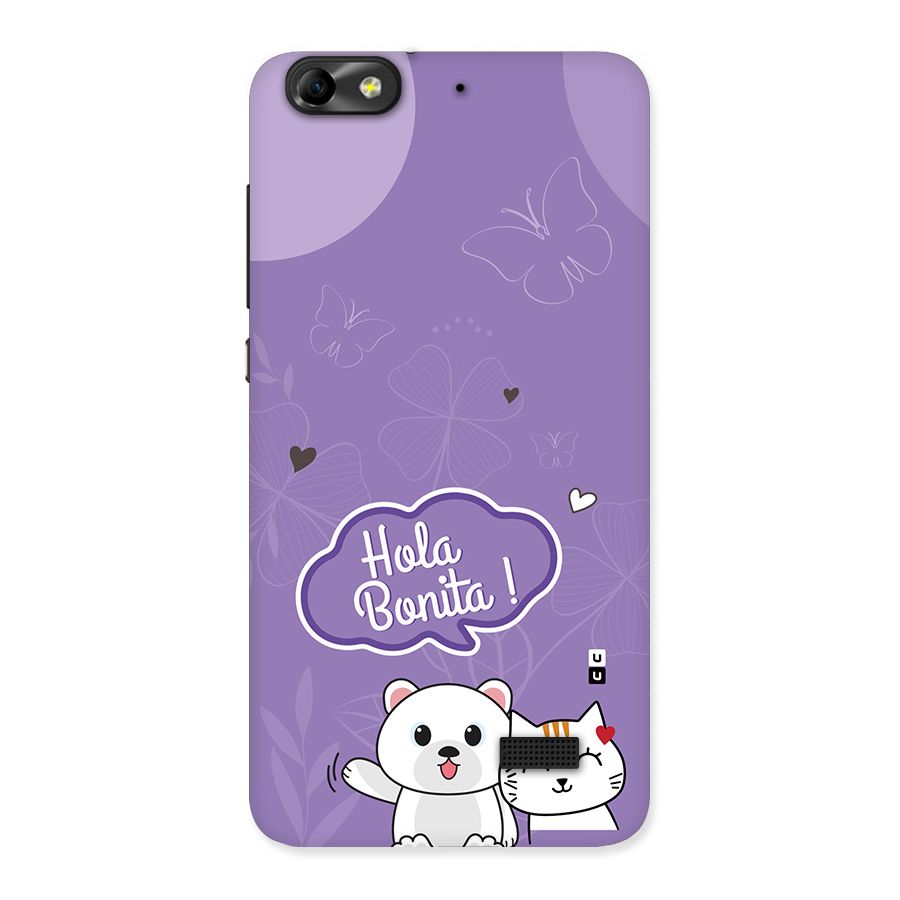 Hola Bonita Back Case for Honor 4C