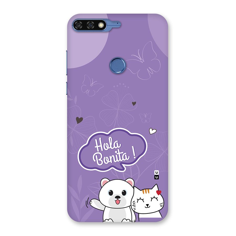 Hola Bonita Back Case for Honor 7C