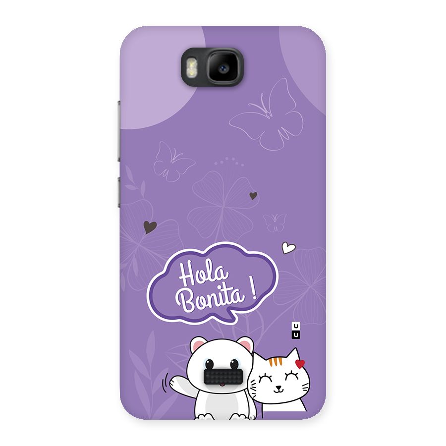 Hola Bonita Back Case for Honor Bee