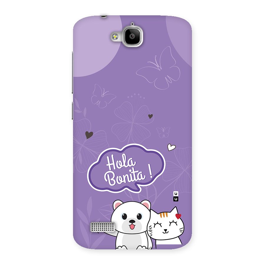 Hola Bonita Back Case for Honor Holly