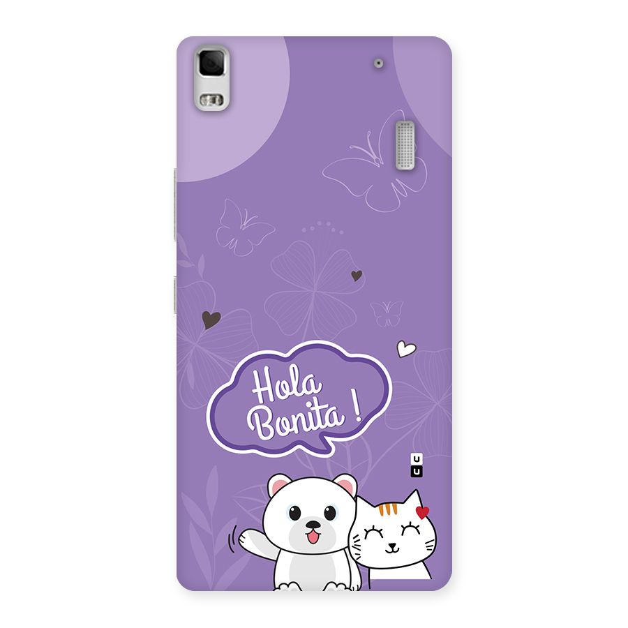 Hola Bonita Back Case for Lenovo K3 Note