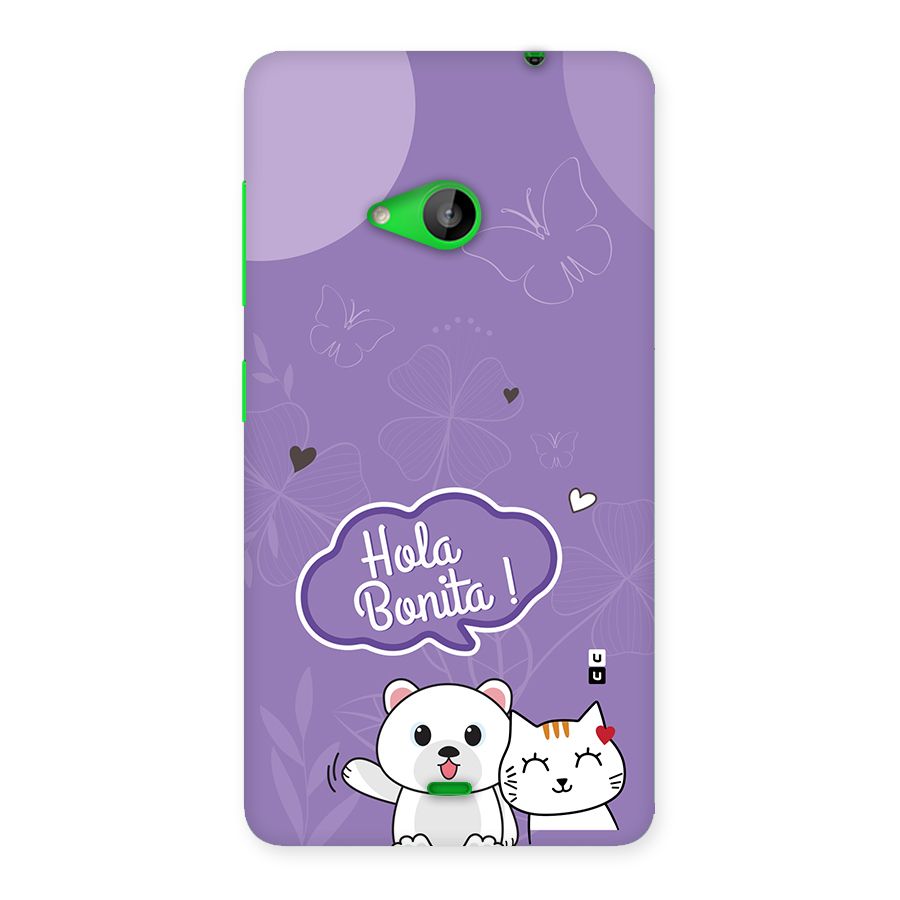 Hola Bonita Back Case for Lumia 535