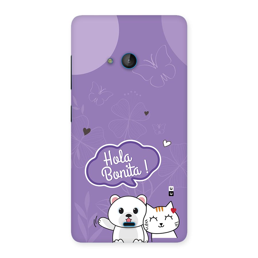 Hola Bonita Back Case for Lumia 540