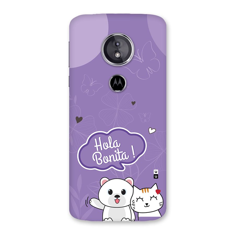 Hola Bonita Back Case for Moto E5
