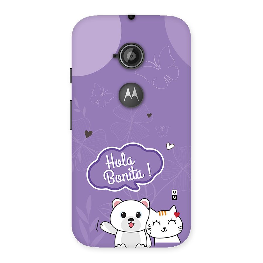 Hola Bonita Back Case for Moto E 2nd Gen