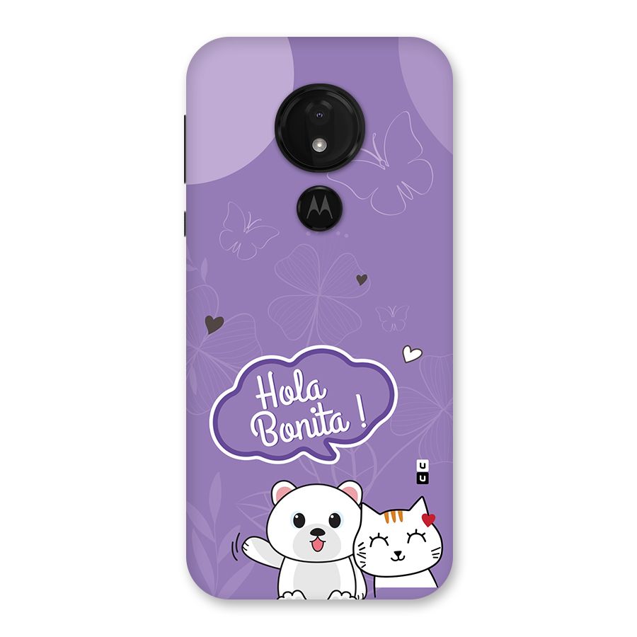 Hola Bonita Back Case for Moto G7 Power