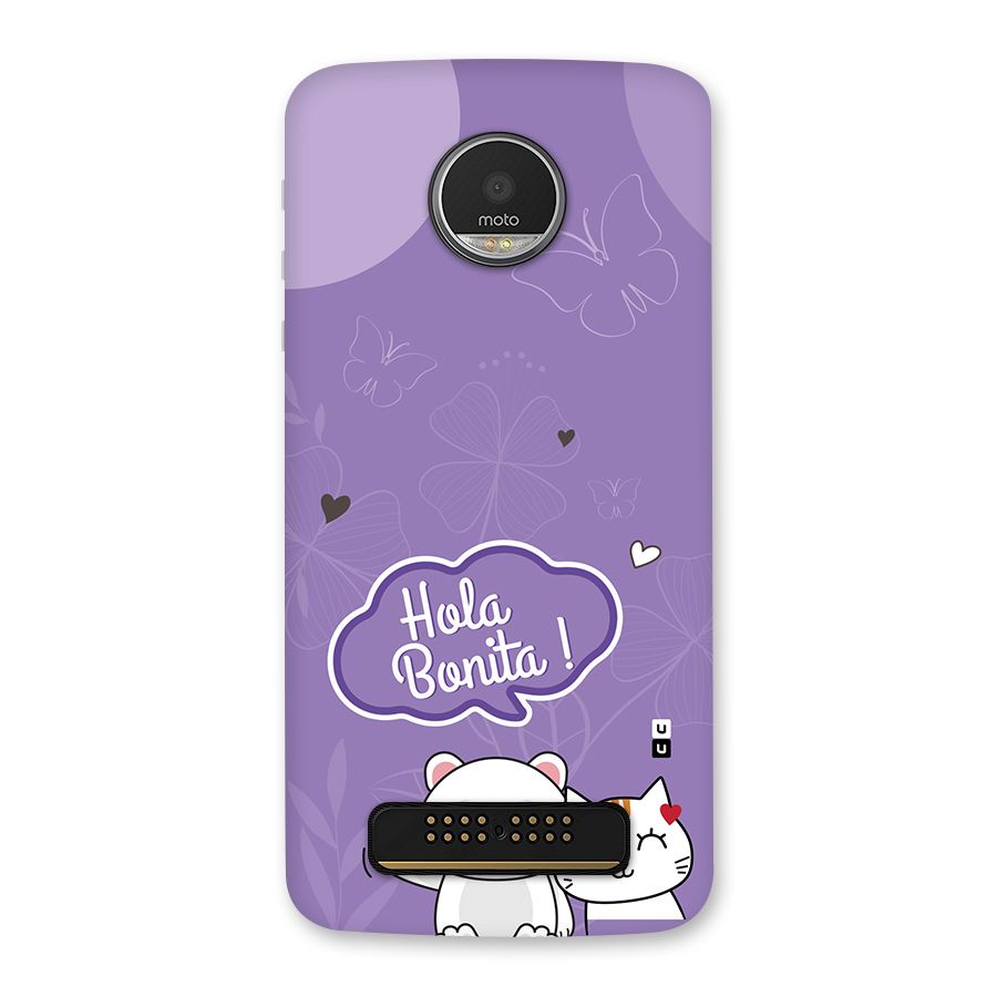 Hola Bonita Back Case for Moto Z Play
