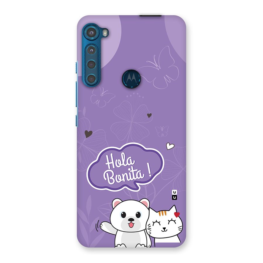 Hola Bonita Back Case for Motorola One Fusion Plus