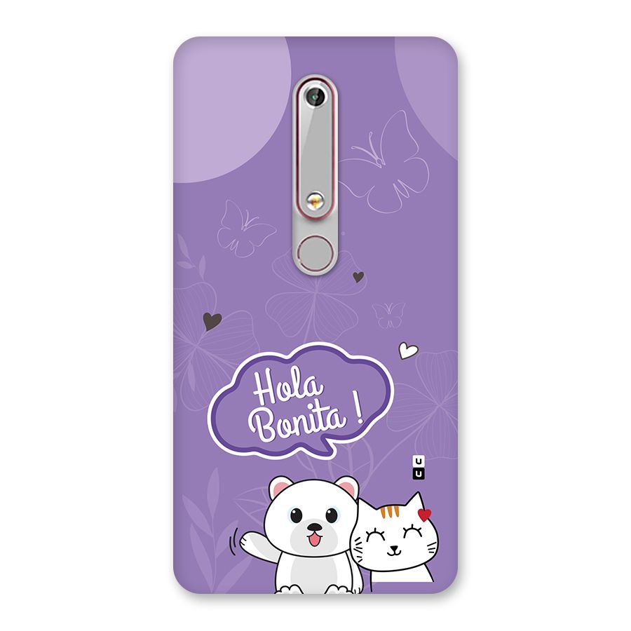 Hola Bonita Back Case for Nokia 6.1