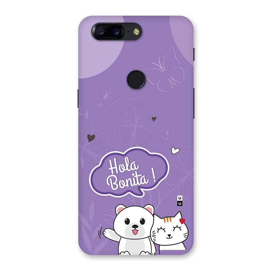Hola Bonita Back Case for OnePlus 5T