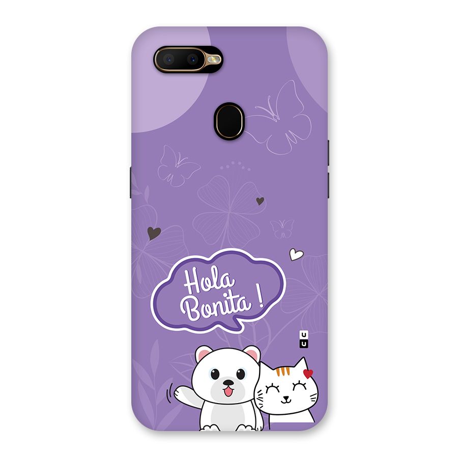 Hola Bonita Back Case for Oppo A5s