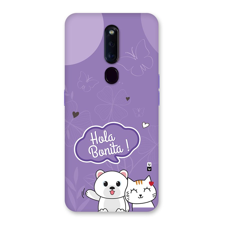 Hola Bonita Back Case for Oppo F11 Pro