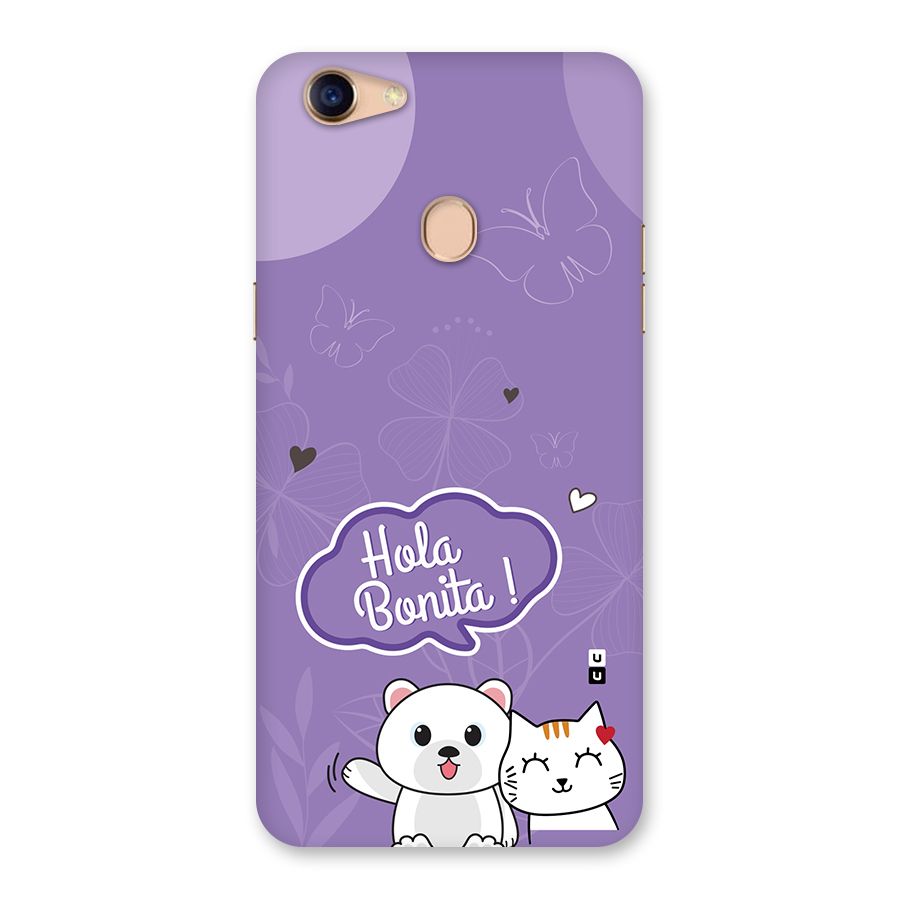 Hola Bonita Back Case for Oppo F5 Youth
