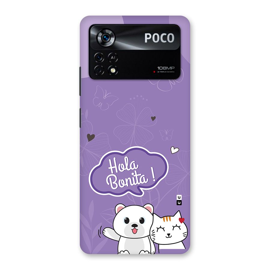 Hola Bonita Back Case for Poco X4 Pro 5G