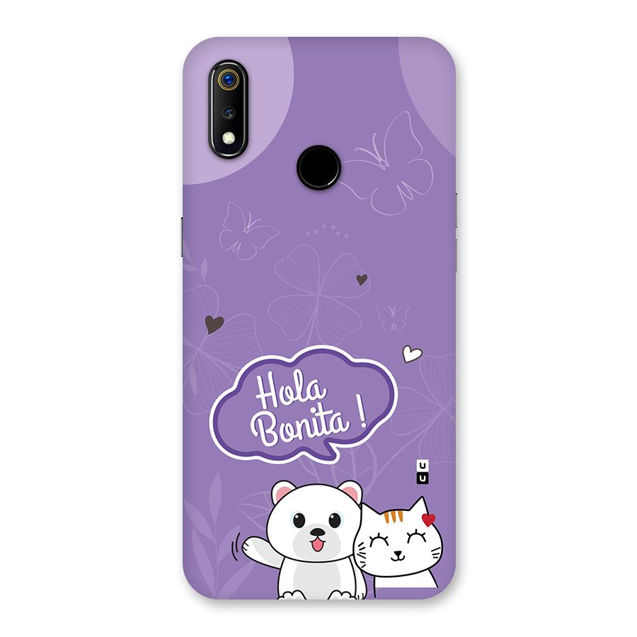 Hola Bonita Back Case for Realme 3