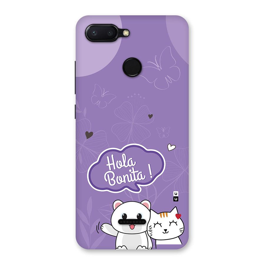 Hola Bonita Back Case for Redmi 6