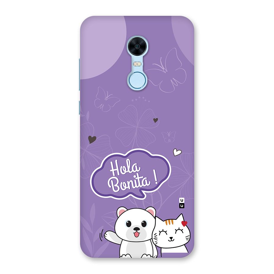 Hola Bonita Back Case for Redmi Note 5