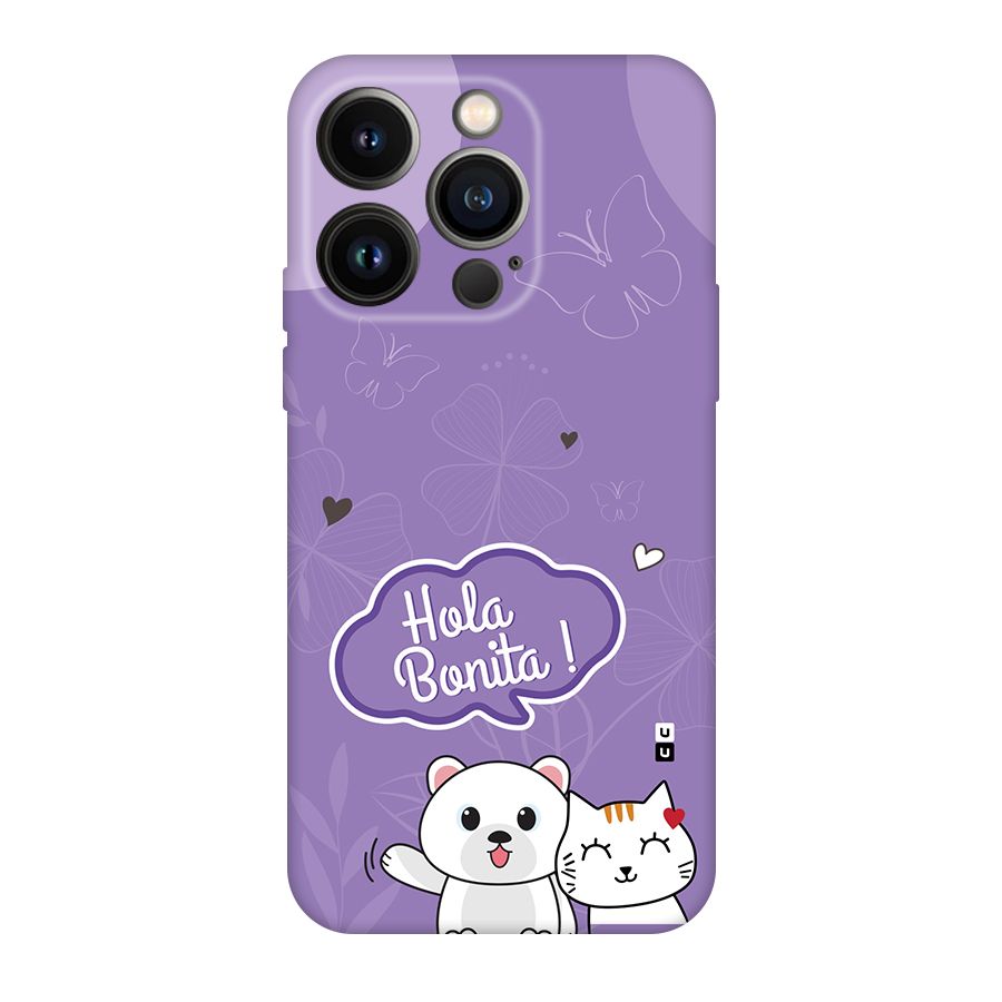 Hola Bonita Back Case for iPhone 14 Pro
