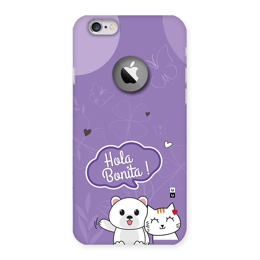 Hola Bonita Back Case for iPhone 6 Logo Cut
