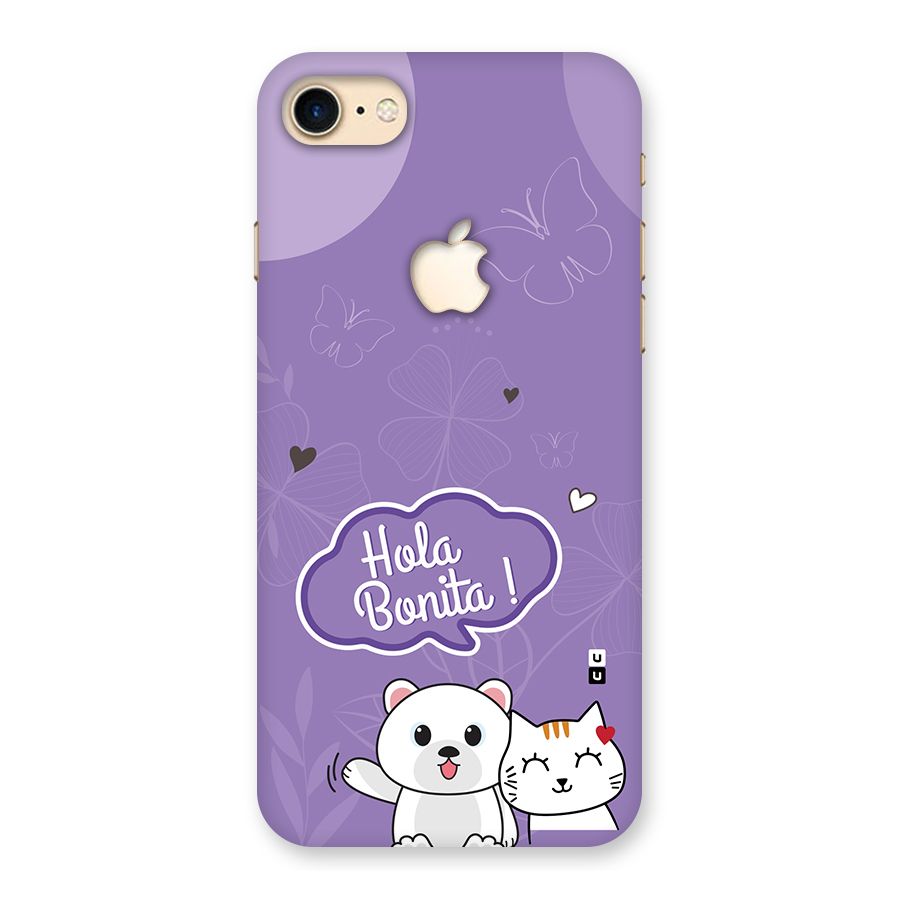 Hola Bonita Back Case for iPhone 7 Apple Cut
