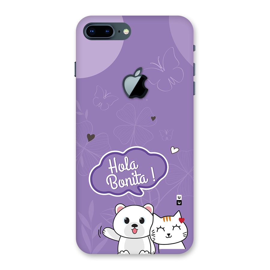 Hola Bonita Back Case for iPhone 7 Plus Apple Cut